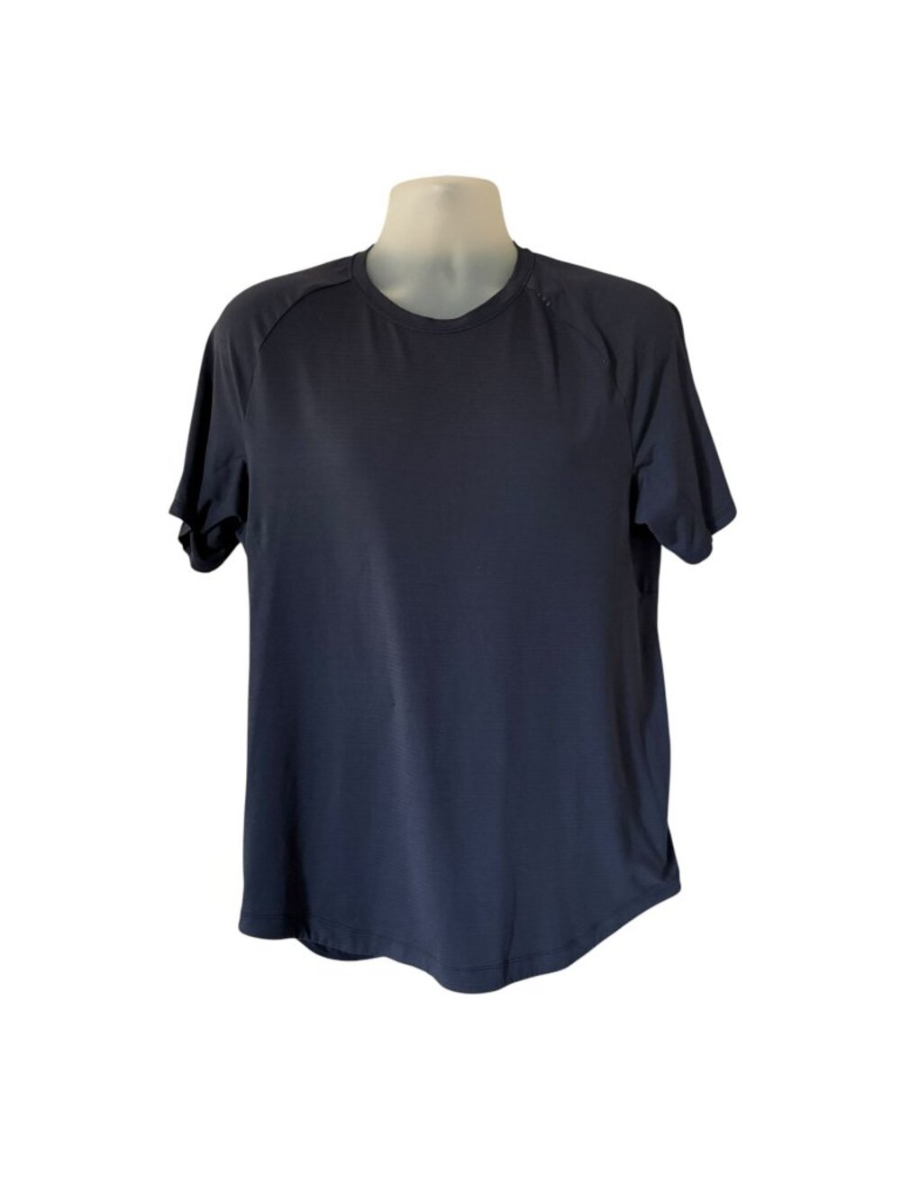 Lululemon Shirt Mens Large BLUE Drysense License To Train Gym Training
